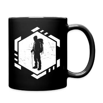 Bloc Bloc Klettern Grimpeur Escalade - Mug uni - noir - Droite