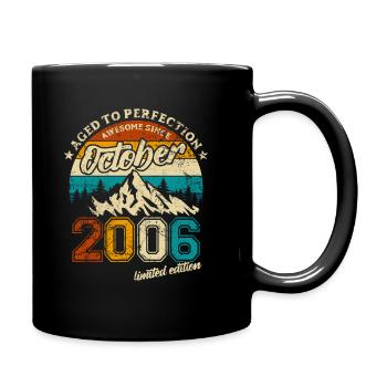 Édition limitée octobre 2006 Cadeau d’anniversaire - Mug uni - noir - Droite