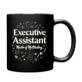 Assistante du Directeur Général Expert Multitâche - Mug uni - noir - Droite