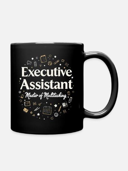 Assistent der Geschäftsführung Multitasking Expert - Tasse einfarbig - Schwarz