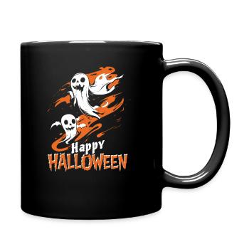 Happy Halloween Ghost Costume - Spooky - Full Colour Mug - black - Right