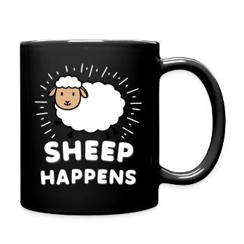 Sheep Sheep Farmer Lamb Farmer - Full Colour Mug - black - Right