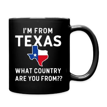 État du Texas Texans Texas - Mug uni - noir - Droite