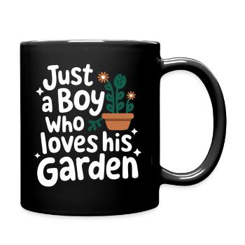 Gardener Garden Plants Gardening - Full Colour Mug - black - Right