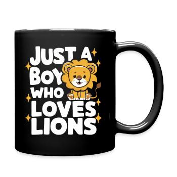 Lion Lion Animal Africa - Full Colour Mug - black - Right