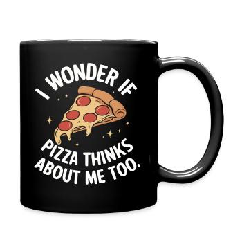 Pizza Italie Restauration rapide - Mug uni - noir - Droite
