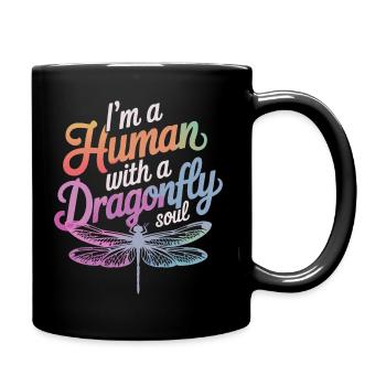 Libellule Libellules Insectes Nature - Mug uni - noir - Droite