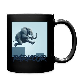 Parkour - Full Colour Mug - black - Right
