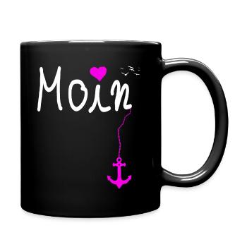 Moin North German North Sea Baltic Sea Anchor T-Shirt - Full Colour Mug - black - Right