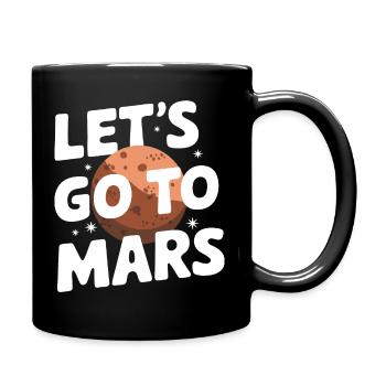 Mars Planète Planète Système Solaire - Mug uni - noir - Droite