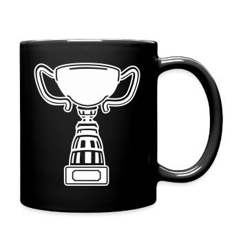 Pokal - Tasse einfarbig - Schwarz - Rechts