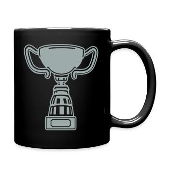 pokal - Tasse einfarbig - Schwarz - Rechts