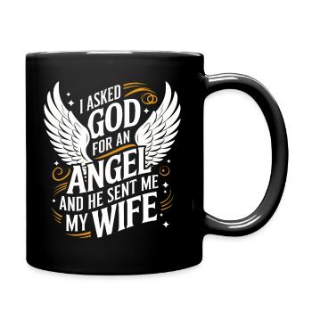 Femme Épouse Partenaire Famille Marié - Mug uni - noir - Droite