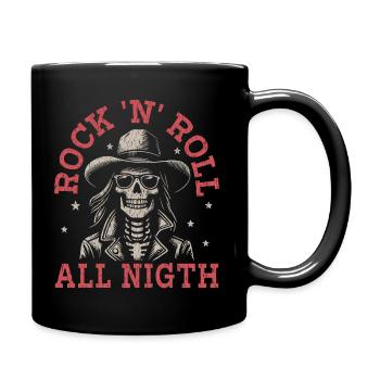 Rock - Tasse einfarbig - Schwarz - Rechts