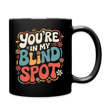 Aveugle Personnes malvoyantes - Mug uni - noir - Droite