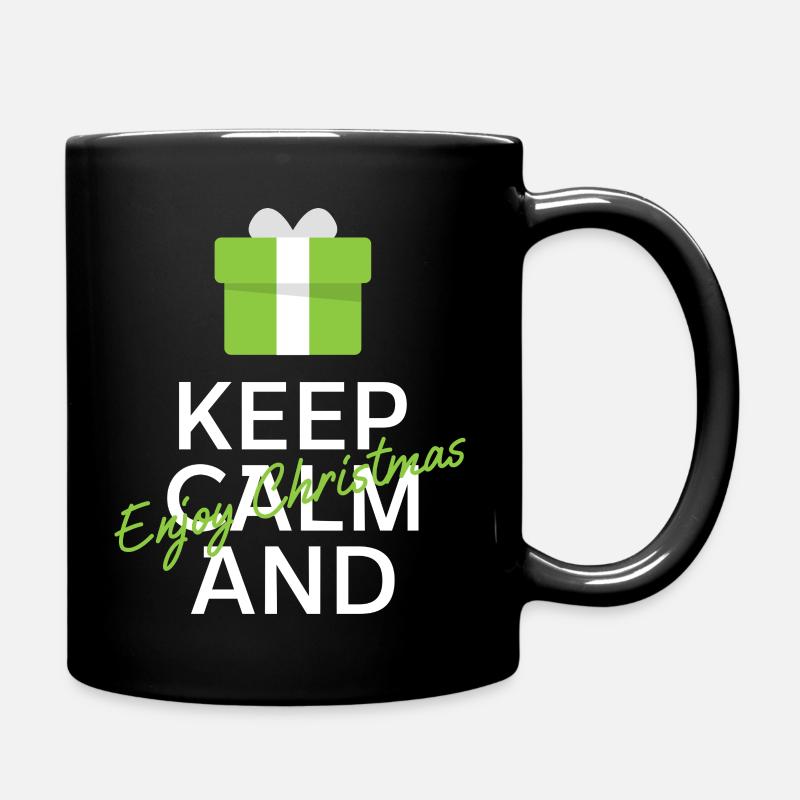 Keep Calm and Enjoy Christmas - Mug uni - noir