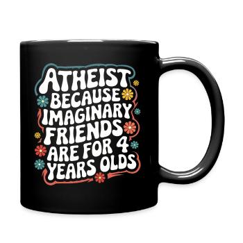 Atheismus Atheist Anti-Religion Agnostiker - Tasse einfarbig - Schwarz - Rechts