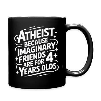 Atheismus Atheist Anti-Religion Agnostiker - Tasse einfarbig - Schwarz - Rechts