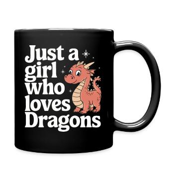Dragon Mystic Dragon Fantasy - Full Colour Mug - black - Right