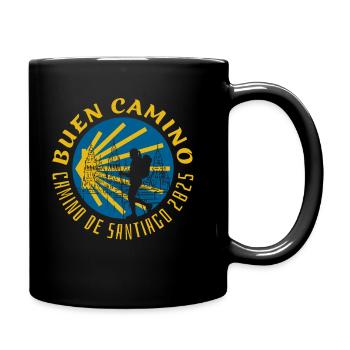 Buen Camino de Santiago 2025 - Dames - Mug uni - noir - Droite