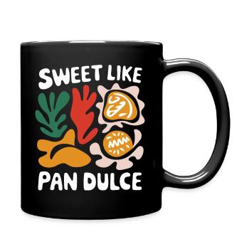 Verliebt in Pan Dulce - Tasse einfarbig - Schwarz - Rechts