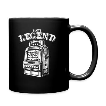 Slots Legend - Slot Machine - 2025 - Jackpot - Full Colour Mug - black - Right
