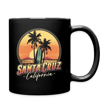 Santa Cruz, California - Full Colour Mug - black - Right