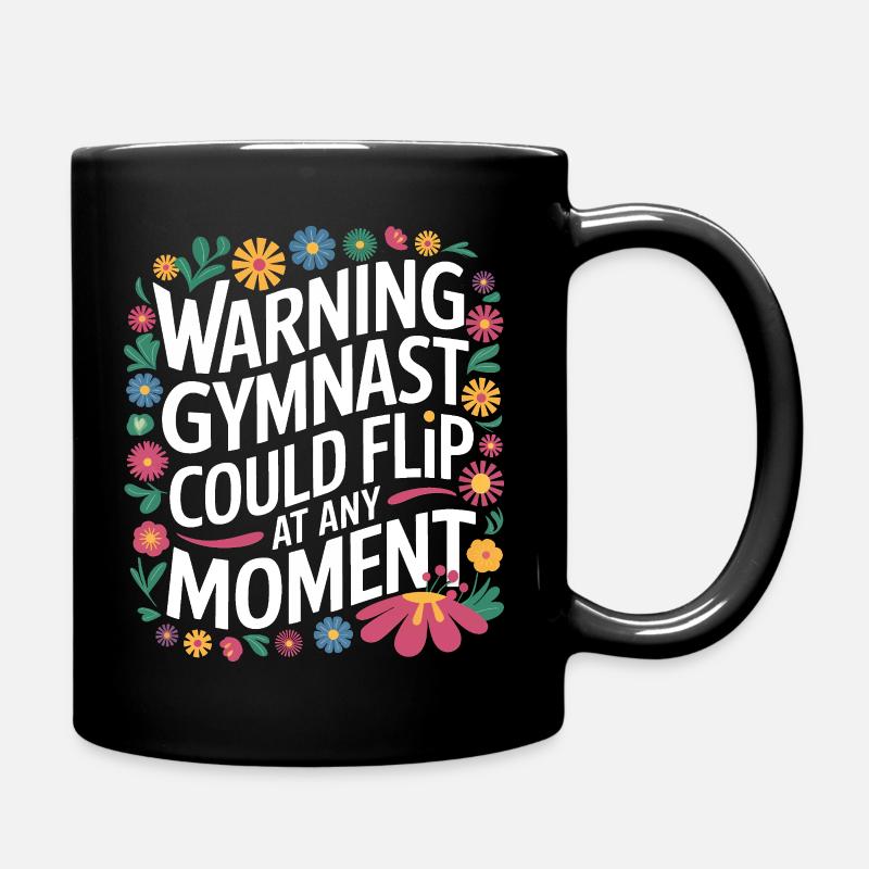 Turnen Turner Gymnastik - Tasse einfarbig - Schwarz
