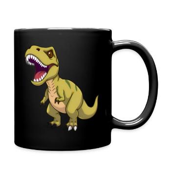 Conception de dinosaure de dessin animé - Mug uni - noir - Droite