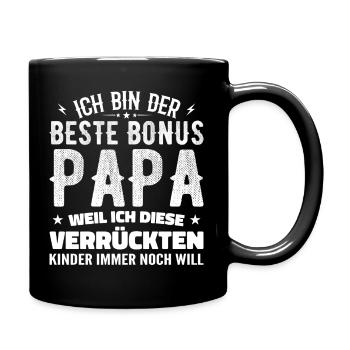 Bonus Dad Stepdad Bonus Dad Dad Gift - Full Colour Mug - black - Right