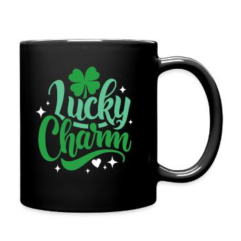 Porte-bonheur - Saint-Patrick - Irlande - Mug uni - noir - Droite