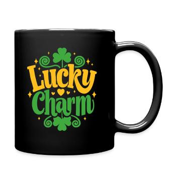 Porte-bonheur - Saint-Patrick - Irlande - Mug uni - noir - Droite