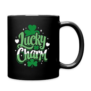 Porte-bonheur - Saint-Patrick - Irlande - Mug uni - noir - Droite