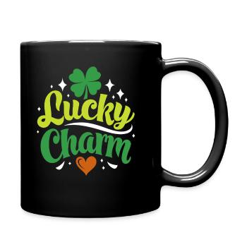 Porte-bonheur - Saint-Patrick - Irlande - Mug uni - noir - Droite