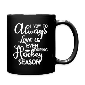 Hockey Season - Full Colour Mug - black - Right