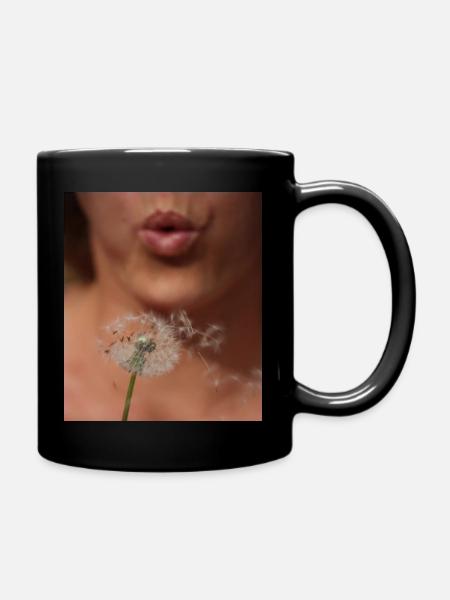 Wünsch dir was - Tasse einfarbig - Schwarz