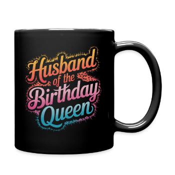 Husband, Spouse, Family, Wedding - Full Colour Mug - black - Right