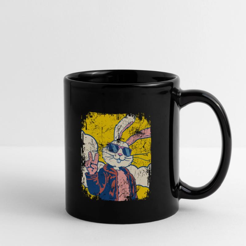 Cool Easter Bunny - Easter Egg - Gift Full Colour Mug