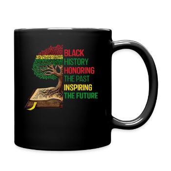 Honorer le passé Inspirer l’avenir tshirt - Mug uni - noir - Droite