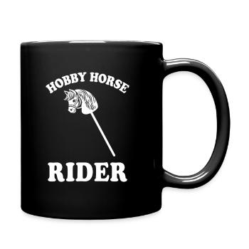 Hobby Horse Rider - Hobby Horse - Cadeau - Mug uni - noir - Droite