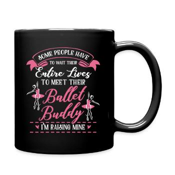 Ballet Buddy - Full Colour Mug - black - Right