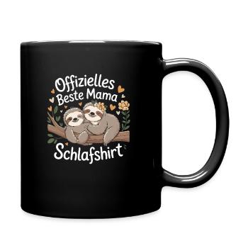 Chemise de nuit pour la fête des mères – Meilleure maman officielle - Mug uni - noir - Droite