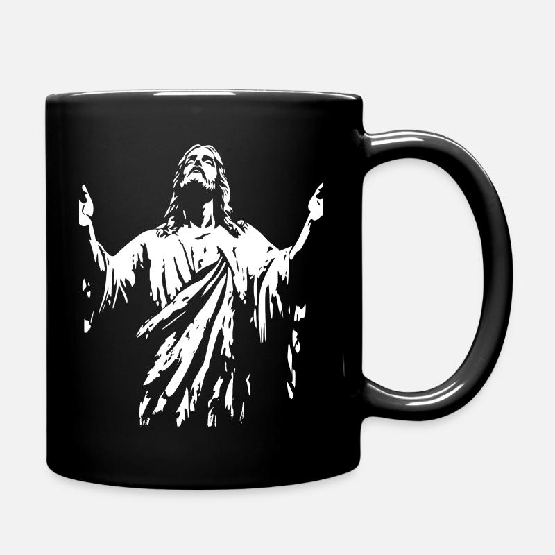 Jesus Christus Gott Christlich - Tasse einfarbig - Schwarz