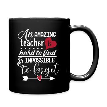 Amazing Teacher is Hard To Find - Full Colour Mug - black - Right