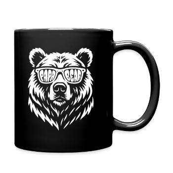 Papa Ours - Fête des Pères - Cadeau - Mug uni - noir - Droite