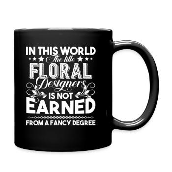 Floral Designer Proud Floral Designer - Full Colour Mug - black - Right