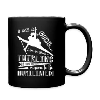 I Am An Athlete - Full Colour Mug - black - Right