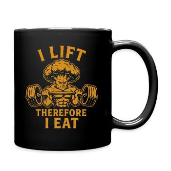 Dicton de musculation fitness - Mug uni - noir - Droite