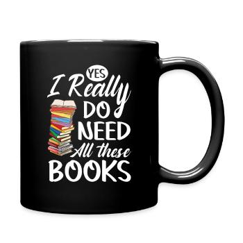 Écrit Shopaholite - Mug uni - noir - Droite