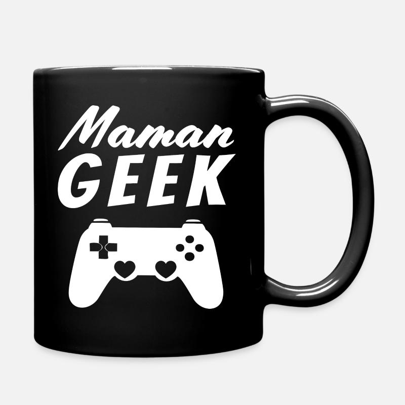 Maman Geek - Mug uni - noir